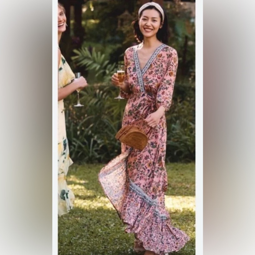 Farm Rio Clara Wrap Dress